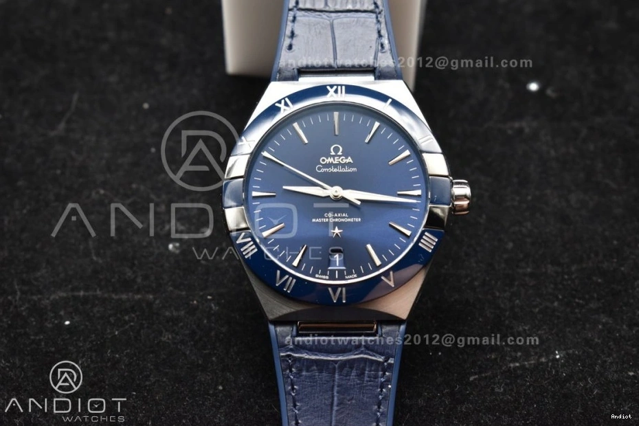 SS 1:1 Dial Blue Edition Super Blue VSF Gummy Clone A8900 Ceramic Best Blue Constellation Strap on 1229